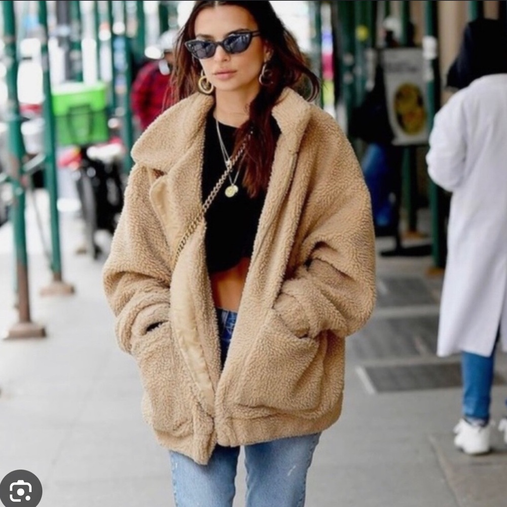 I.AM.GIA Tan Teddy Coat